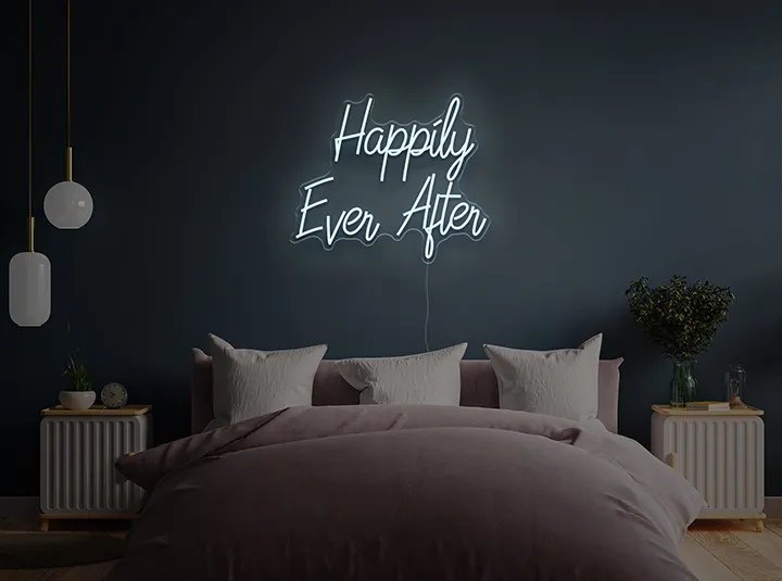 Happily Ever After - Semn Luminos LED Neon de Inchiriat