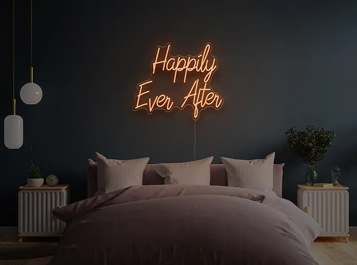 Happily Ever After - Semn Luminos LED Neon de Inchiriat