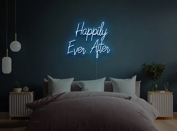 Happily Ever After - Semn Luminos LED Neon de Inchiriat