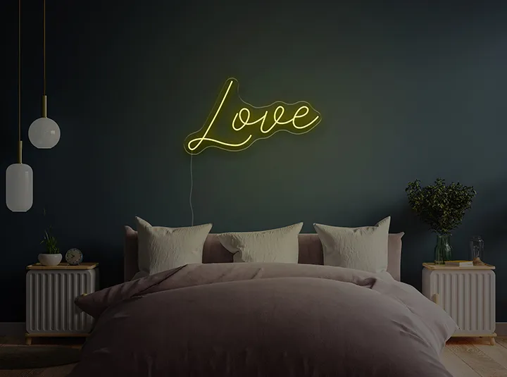 Love - Semn Luminos LED Neon de Inchiriat