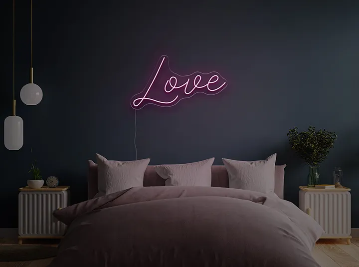 Love - Semn Luminos LED Neon de Inchiriat