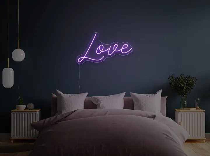 Love - Semn Luminos LED Neon de Inchiriat
