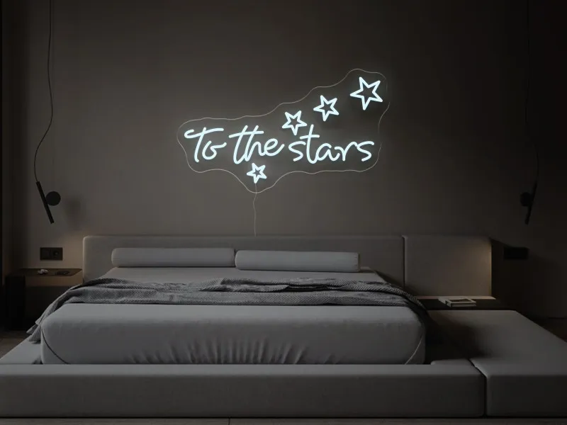 To the stars - Semn Luminos LED Neon