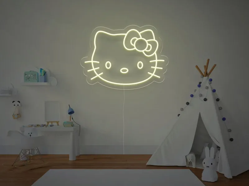 Hello Kitty - Semn Luminos LED Neon
