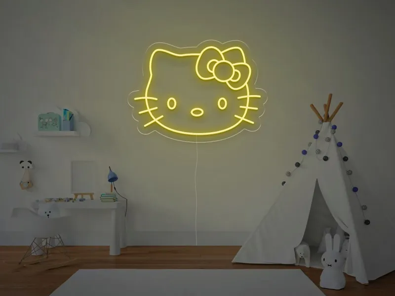 Hello Kitty - Semn Luminos LED Neon
