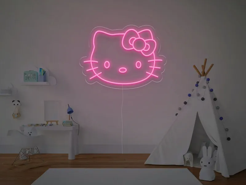 Hello Kitty - Semn Luminos LED Neon