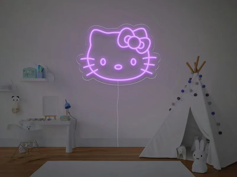 Hello Kitty - Semn Luminos LED Neon