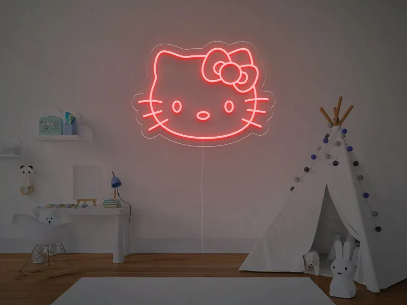 Hello Kitty - Semn Luminos LED Neon