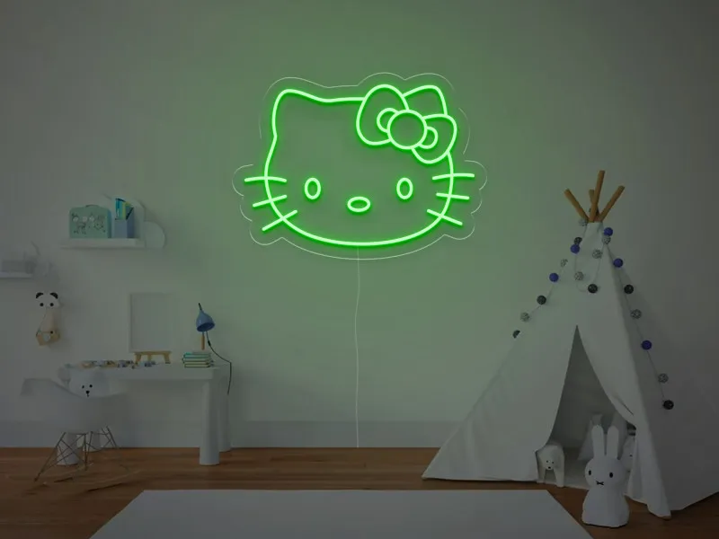 Hello Kitty - Semn Luminos LED Neon