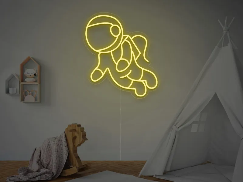 Astronaut - Semn Luminos LED Neon