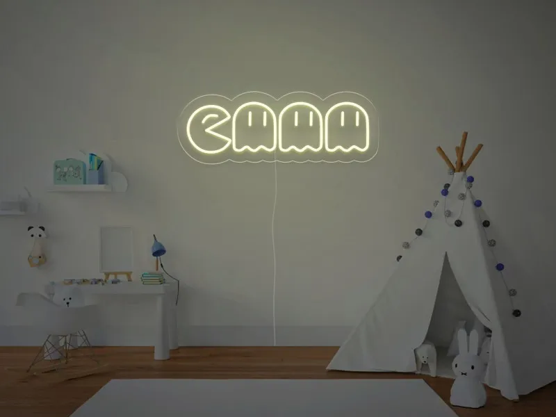 Pac-Man - Semn Luminos LED Neon