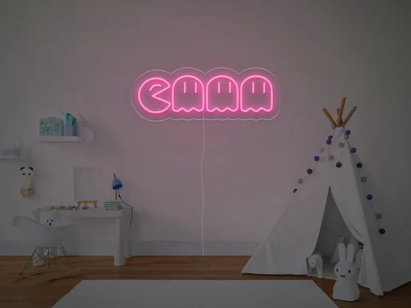 Pac-Man - Semn Luminos LED Neon