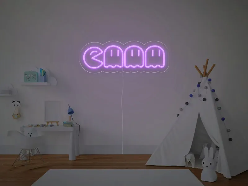 Pac-Man - Semn Luminos LED Neon