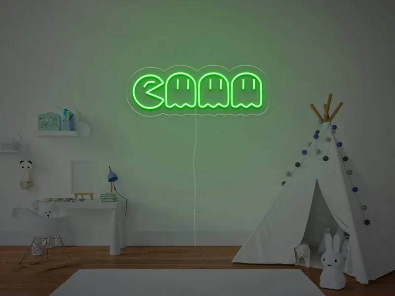 Pac-Man - Semn Luminos LED Neon