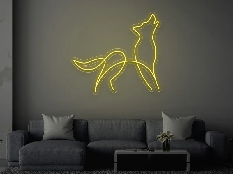 Lup - Semn Luminos LED Neon