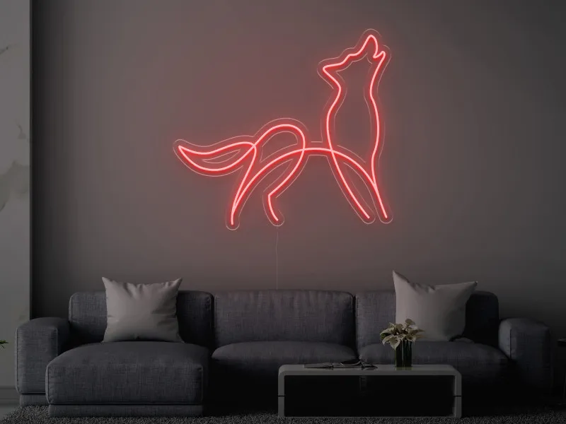 Lup - Semn Luminos LED Neon