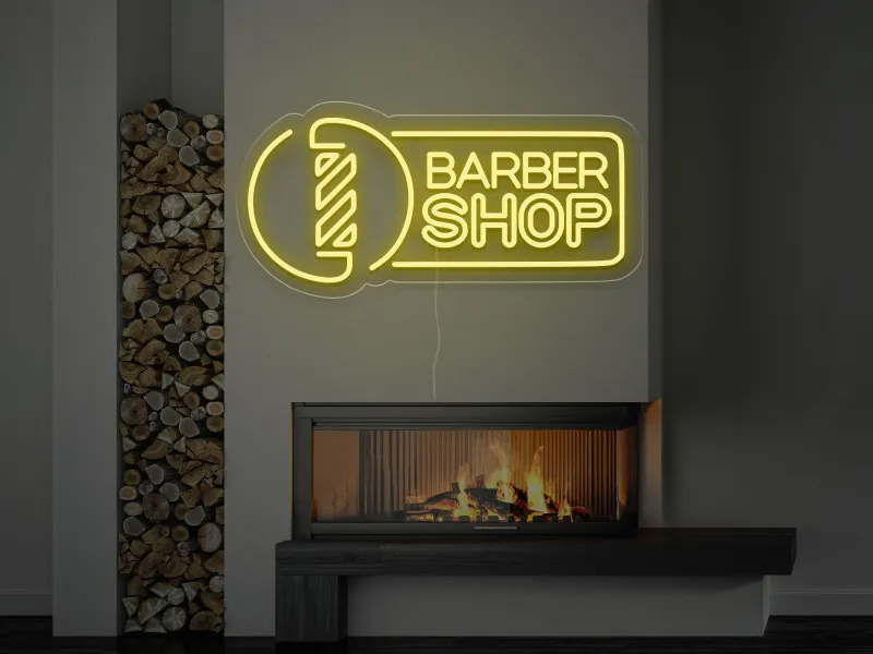 Barber Shop - Semn Luminos LED Neon