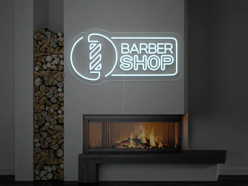 Barber Shop - Semn Luminos LED Neon