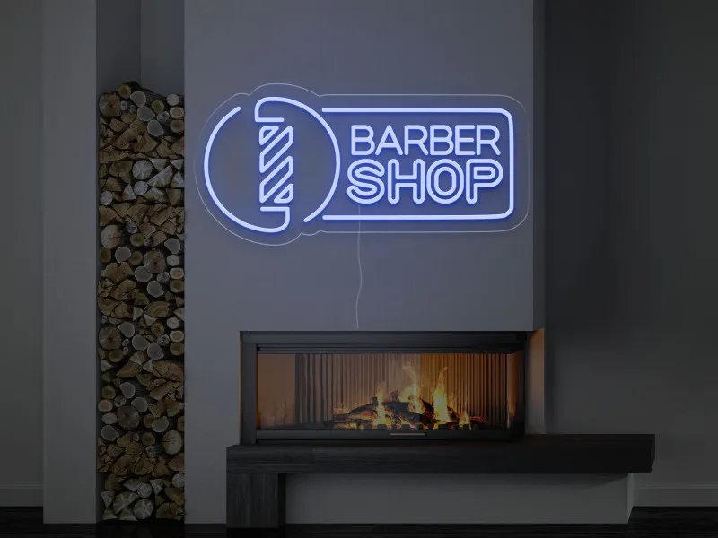 Barber Shop - Semn Luminos LED Neon