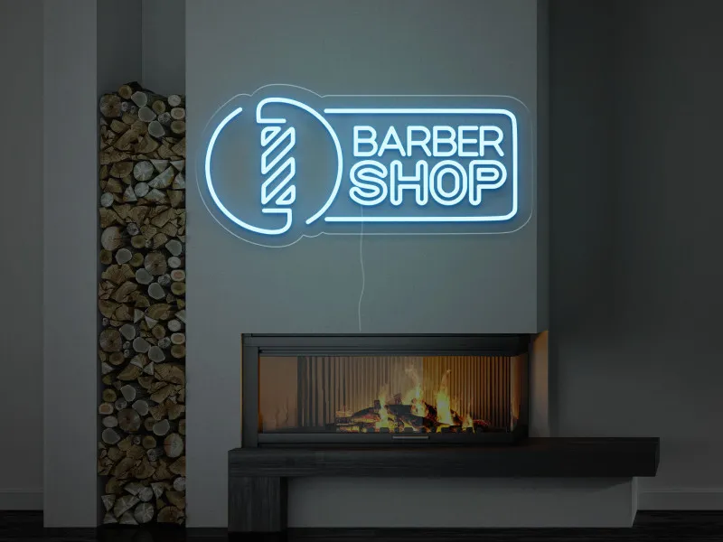 Barber Shop - Semn Luminos LED Neon