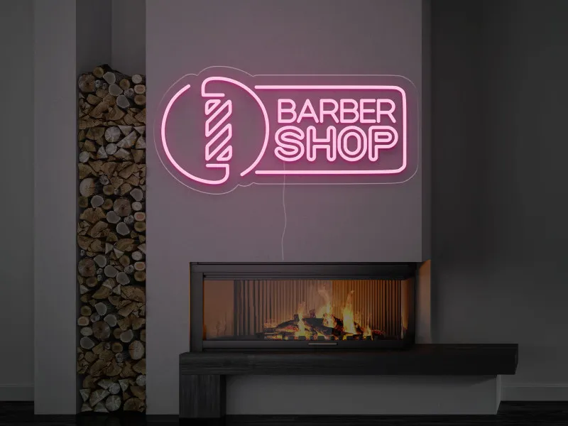 Barber Shop - Semn Luminos LED Neon
