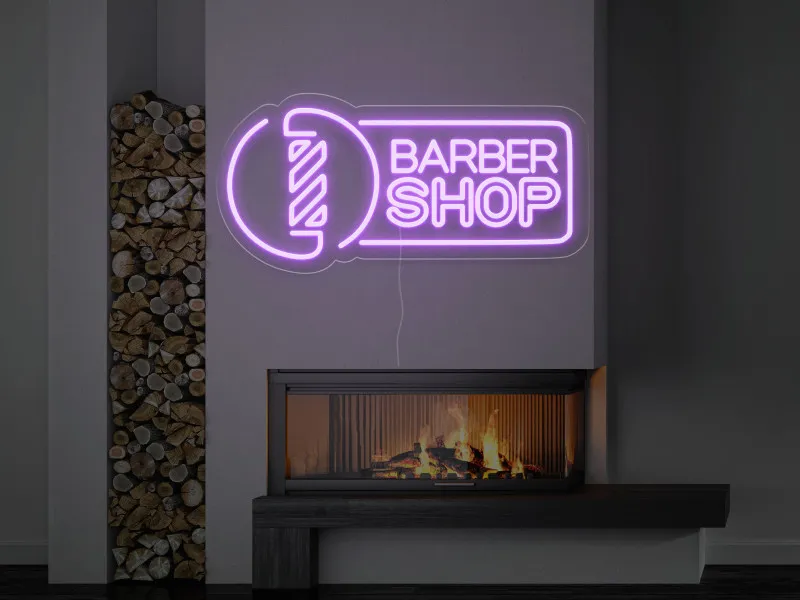 Barber Shop - Semn Luminos LED Neon