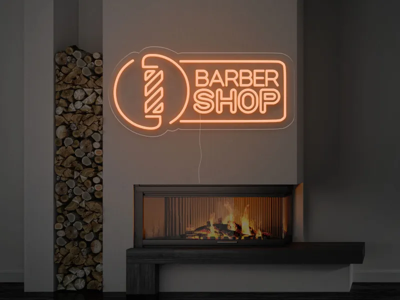 Barber Shop - Semn Luminos LED Neon