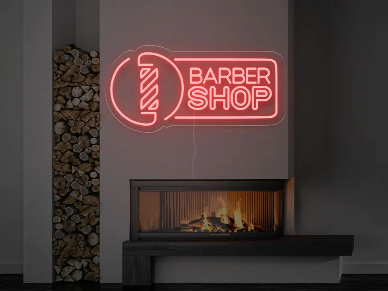 Barber Shop - Semn Luminos LED Neon