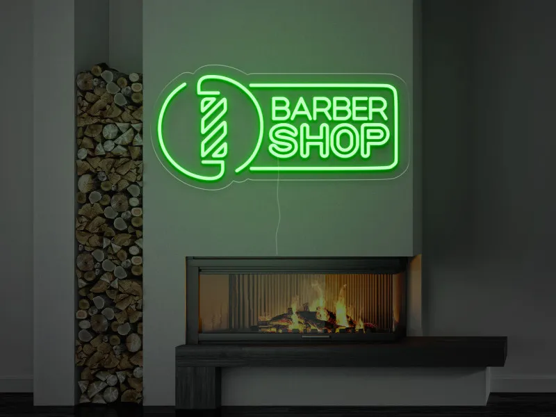 Barber Shop - Semn Luminos LED Neon