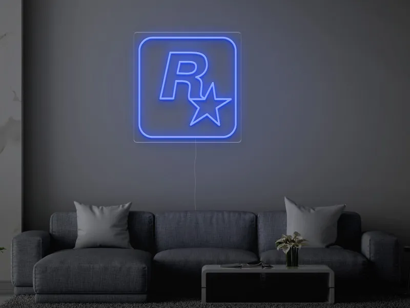 Rockstar - Semn Luminos LED Neon