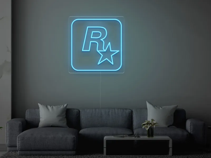 Rockstar - Semn Luminos LED Neon
