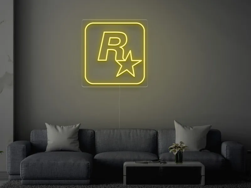 Rockstar - Semn Luminos LED Neon
