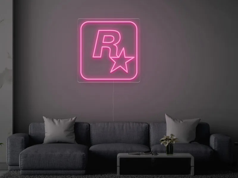 Rockstar - Semn Luminos LED Neon
