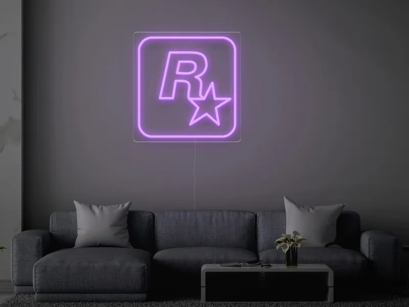 Rockstar - Semn Luminos LED Neon