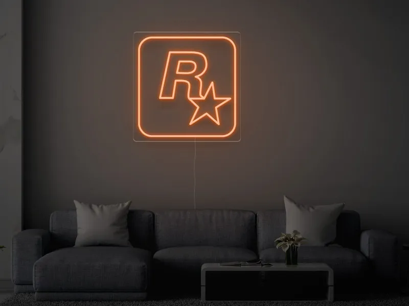 Rockstar - Semn Luminos LED Neon