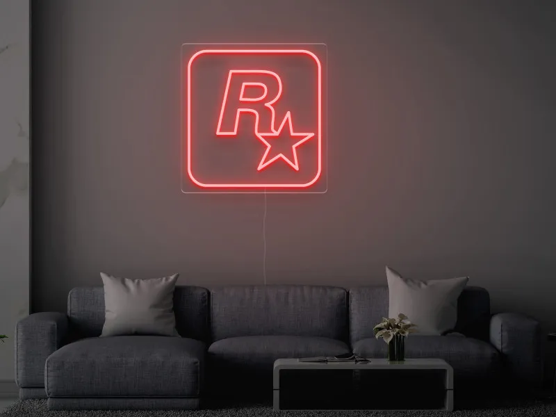 Rockstar - Semn Luminos LED Neon