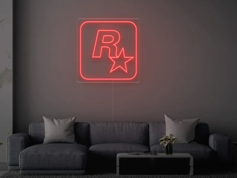 Rockstar - Semn Luminos LED Neon