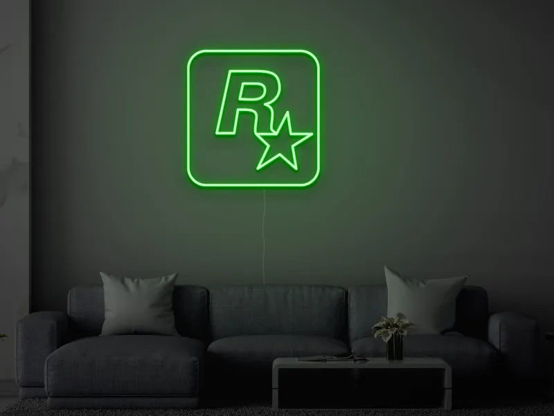 Rockstar - Semn Luminos LED Neon