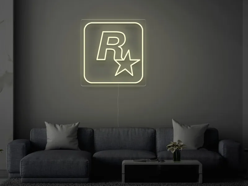Rockstar - Semn Luminos LED Neon