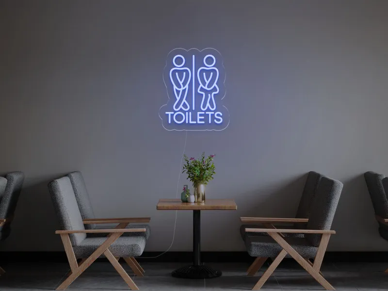 Toaleta - Semn Luminos LED Neon