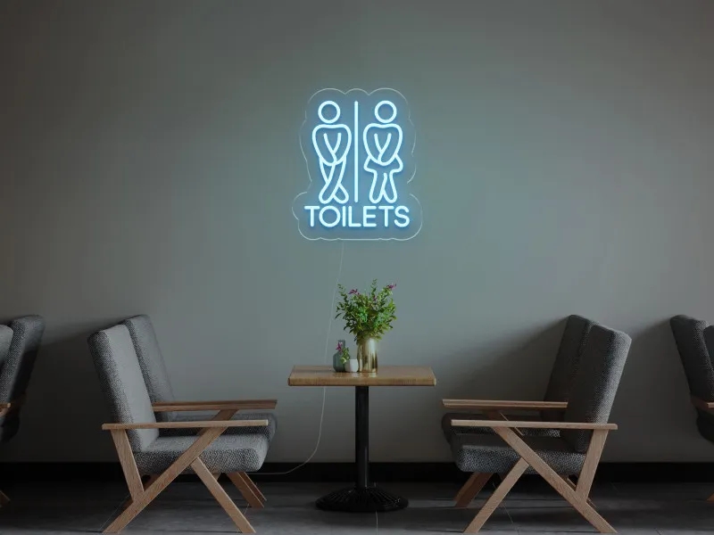 Toaleta - Semn Luminos LED Neon