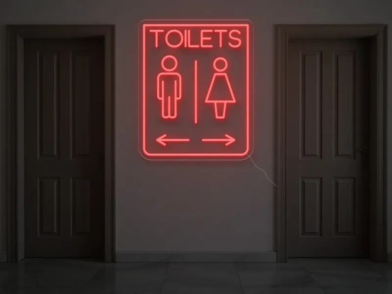 TOILETS - Semn Luminos LED Neon