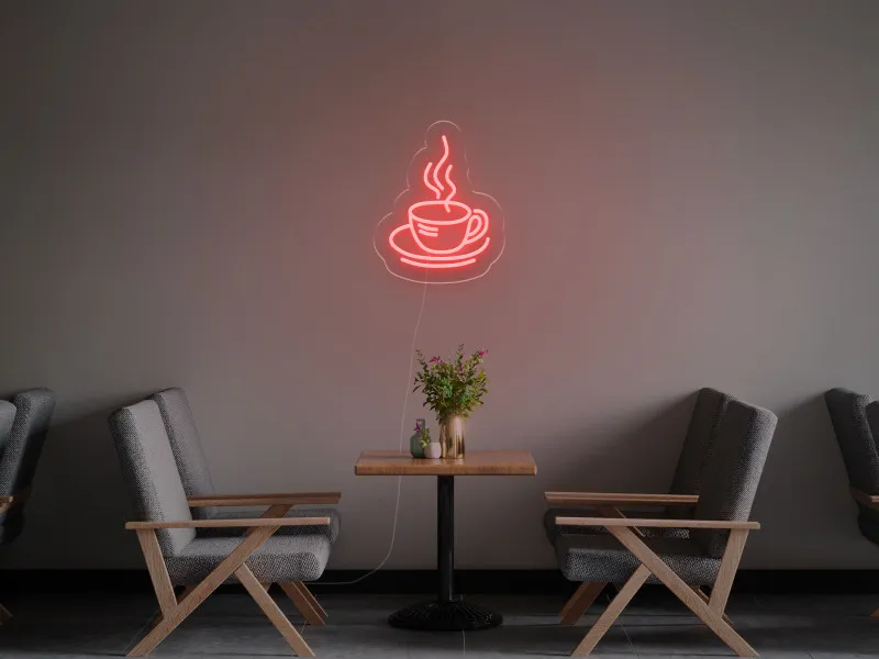 Coffee Cup - Semn Luminos LED Neon