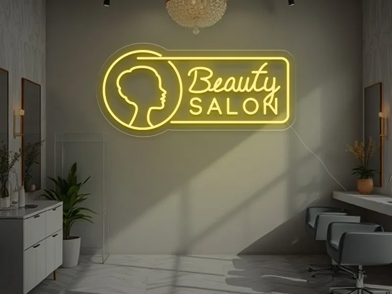 Beauty Salon - Semn Luminos LED Neon