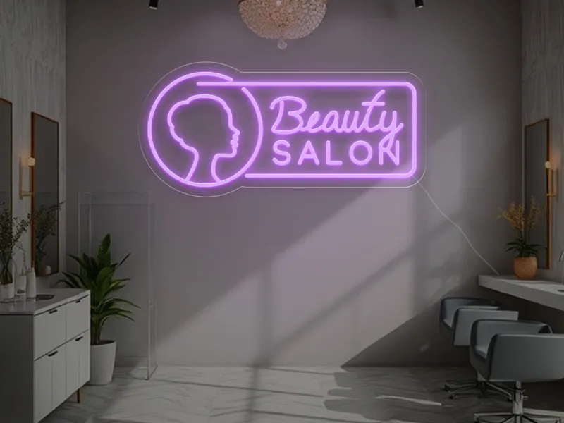 Beauty Salon - Semn Luminos LED Neon