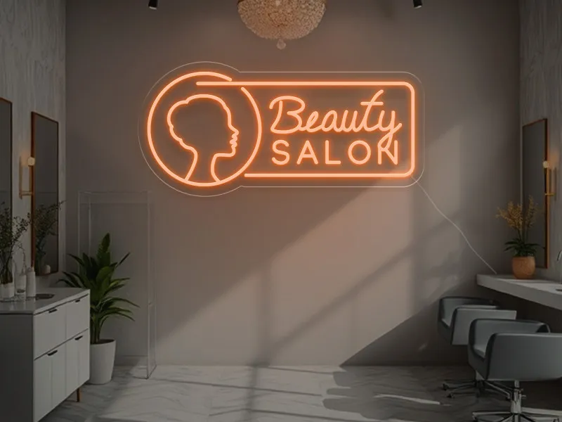 Beauty Salon - Semn Luminos LED Neon