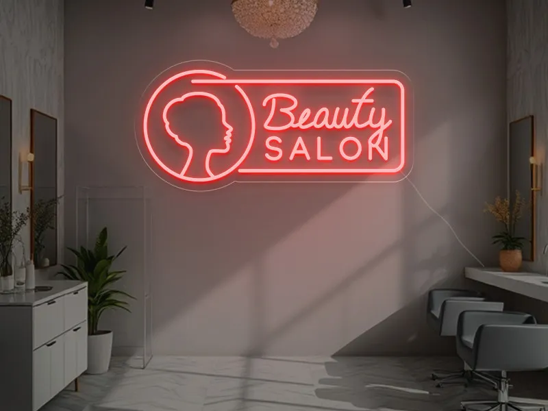 Beauty Salon - Semn Luminos LED Neon