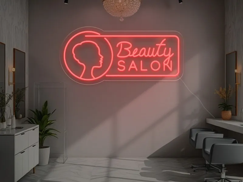 Beauty Salon - Semn Luminos LED Neon