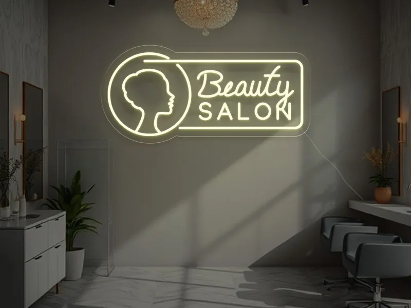 Beauty Salon - Semn Luminos LED Neon