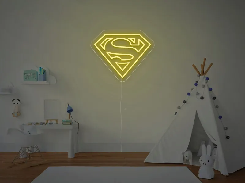 Superman - Semn Luminos LED Neon